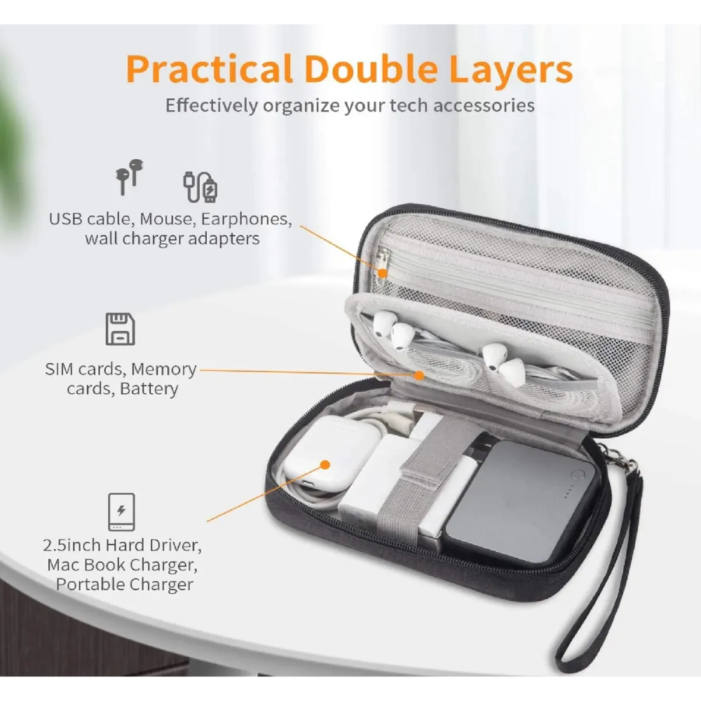 Bolso Organizador De Cables Bolso Viajes Organizador Cables