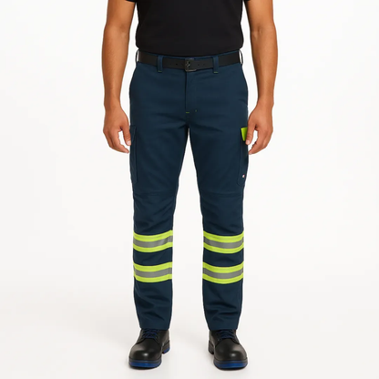 Pantalon Cargo Gabardina Pantalon Trabajo Reflectante