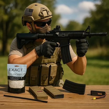 Fusil Rifle Airsoft Tr4-18 Fusil Airsoft 340 Ft/s 8mm (Usado)