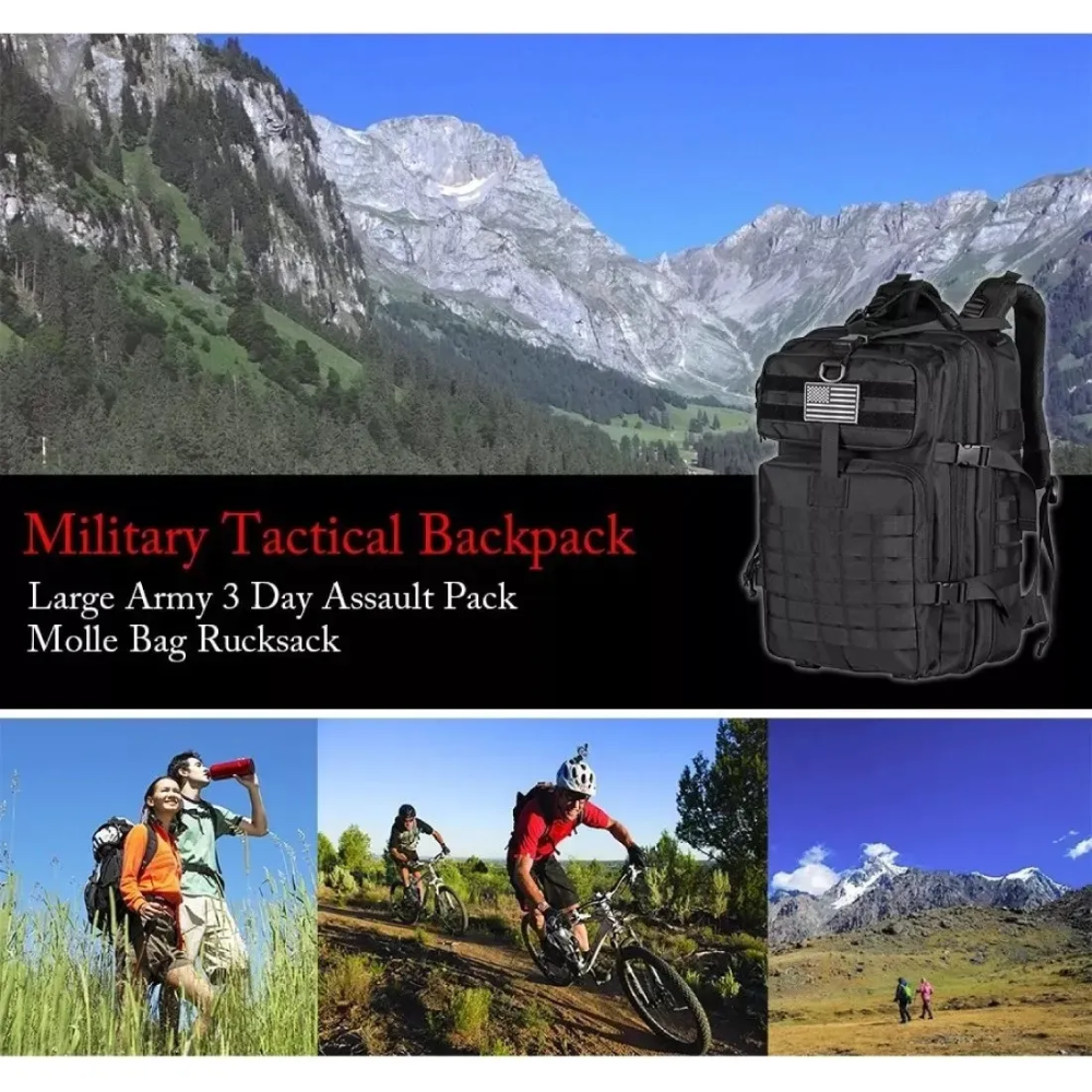 Mochila Tactica Bolso Militar Treking Mochila Tactica 50lts