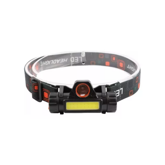 Linterna Cintillo Cob Linterna Minera Headlamp Recargable