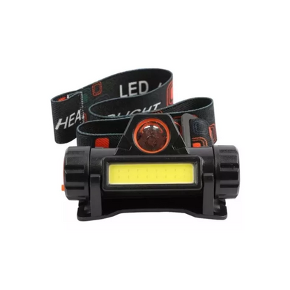 Linterna Cintillo Cob Linterna Minera Headlamp Recargable