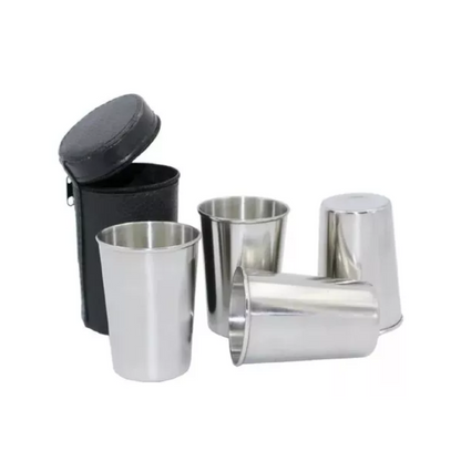 Set 4 Vasos Camping Vaso Termico Vaso Portatil Vasos Camping