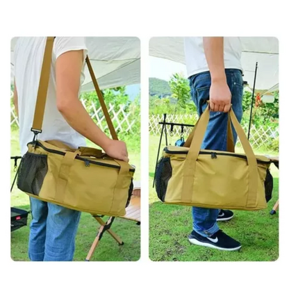 Canasta Picnic Cooler Mochila Bolso Termica Plegable