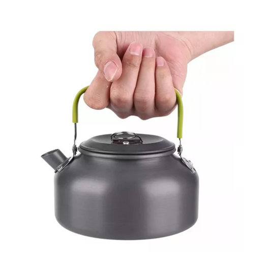 Tetera Acero Inoxidable Hervidor De Agua Camping 0.8 Litros