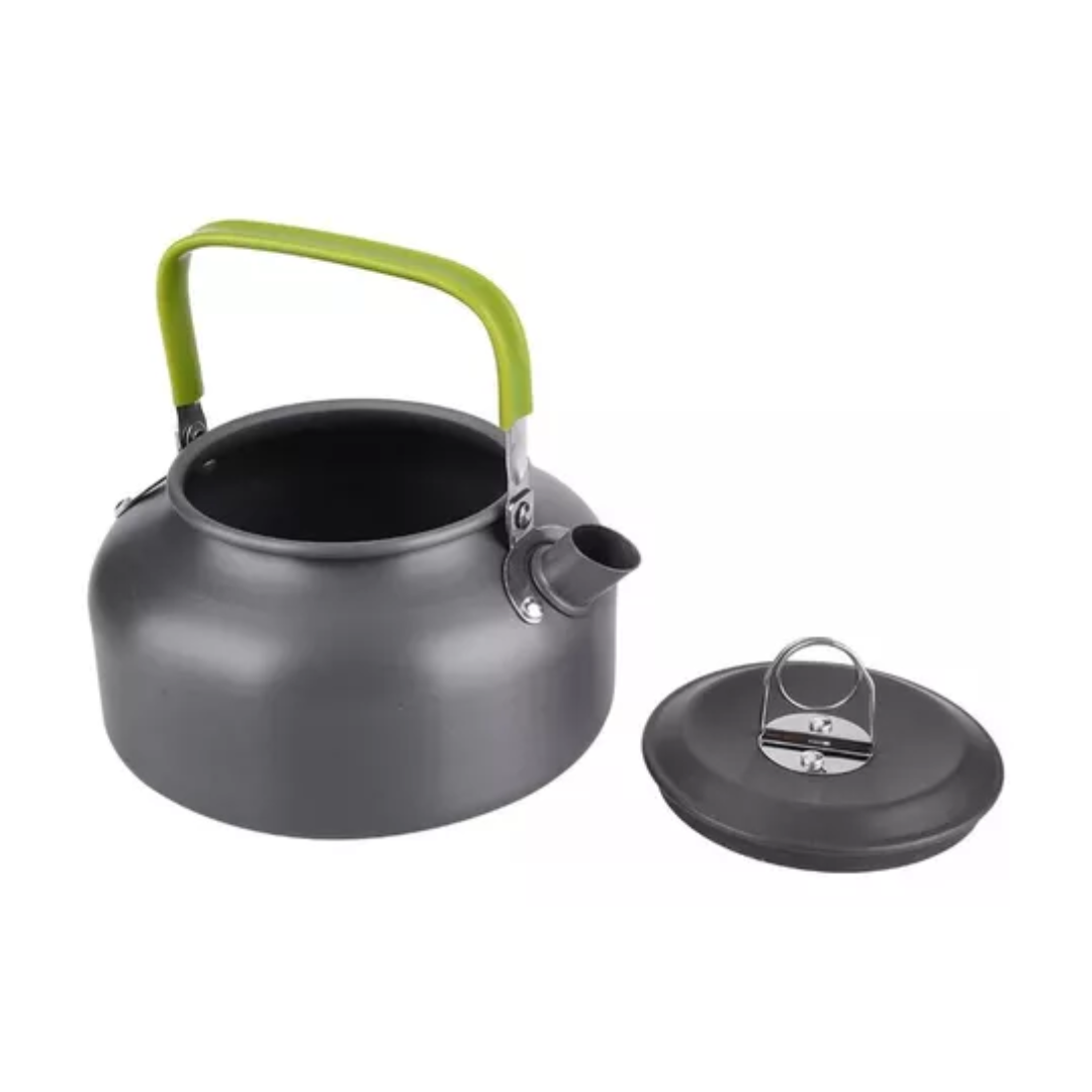Tetera Acero Inoxidable Hervidor De Agua Camping 0.8 Litros