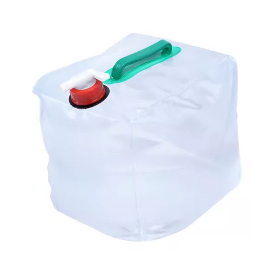 Cubo Contenedor Agua Plegable 20l Portatil Camping Color Transparente