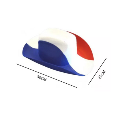 Sombrero Bandera Chile Fiestas Patrias Festivo 39x25cm