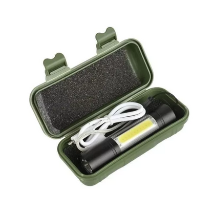 Linterna Mini Camping Linterna Recargable Usb Tactica