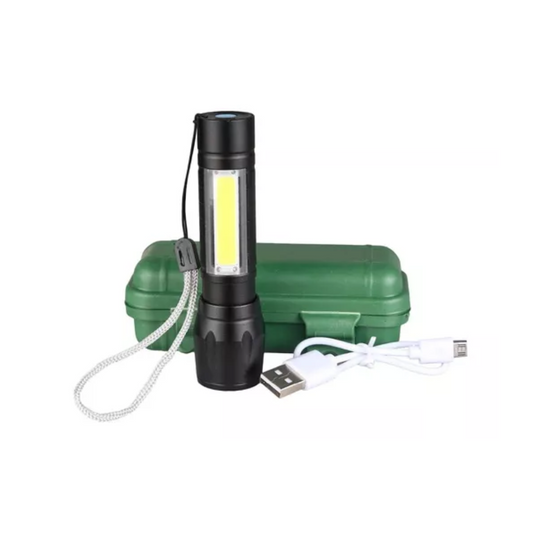 Linterna Mini Camping Linterna Recargable Usb Tactica