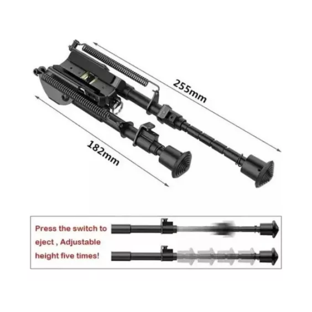Bipode Rifle Bípode Harris Bipodes Airsoft Tactico