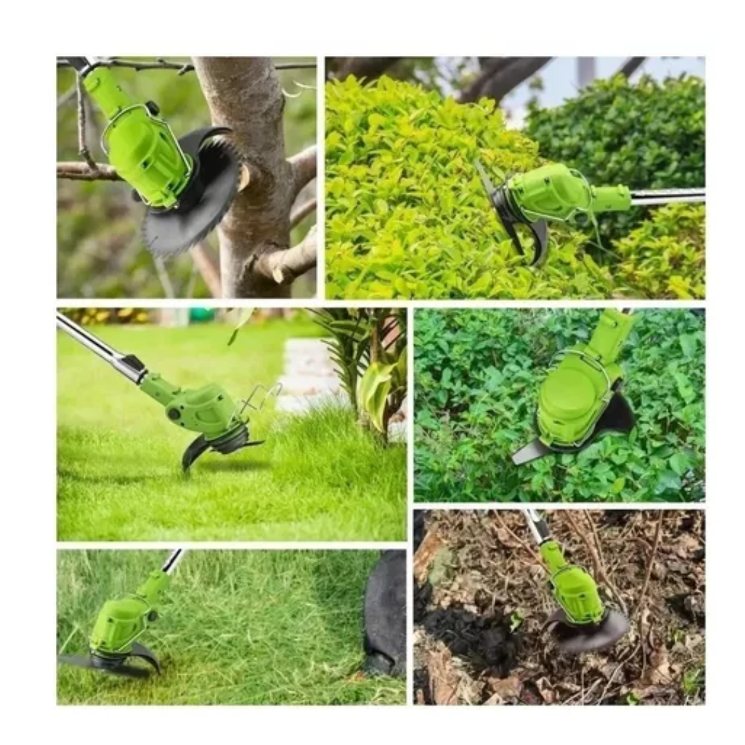 Cortadora Pasto Inalambrica Portatil Maquina Cortar Cesped