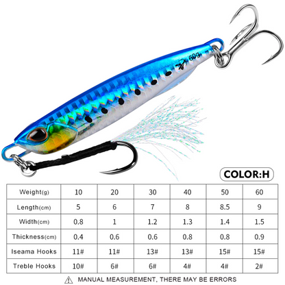 Jigs Pesca Jig Señuelos Señuelos Rapala Jig De Pesca 20g