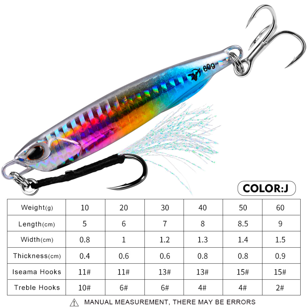 Jigs Pesca Jig Señuelos Señuelos Rapala Jig De Pesca 20g