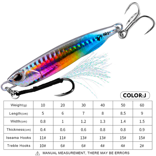 Jigs Pesca Jig Señuelos Señuelos Rapala Jig De Pesca 20g