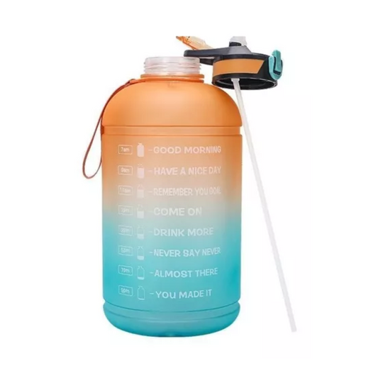 Botella Motivacional Botella Deportiva Cooler Agua 3.5 Lt
