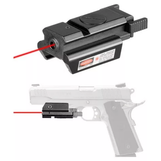 Mira Laser Mira Punto Rojo Laser Pistola Riel 20mm Metal