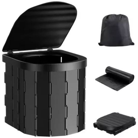 Baño Quimico Portatil Baño Camping Wc Baño Plegable +20bolsa