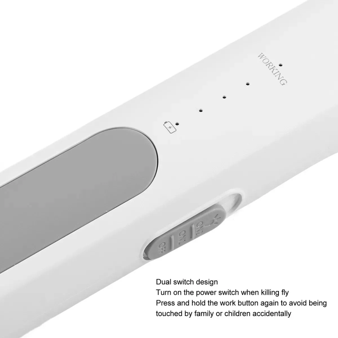 Raqueta Matamoscas Electrico Paleta Mata Moscas Mosquito Usb