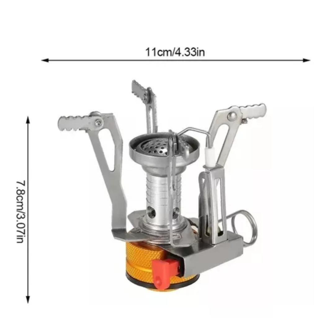 Set Ollas Camping Set Cocinilla Cubiertos Marca Campsor