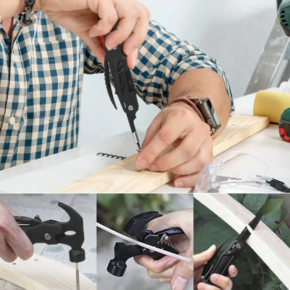 Martillo Multiuso Camping Estuche Cortapluma Multifuncional