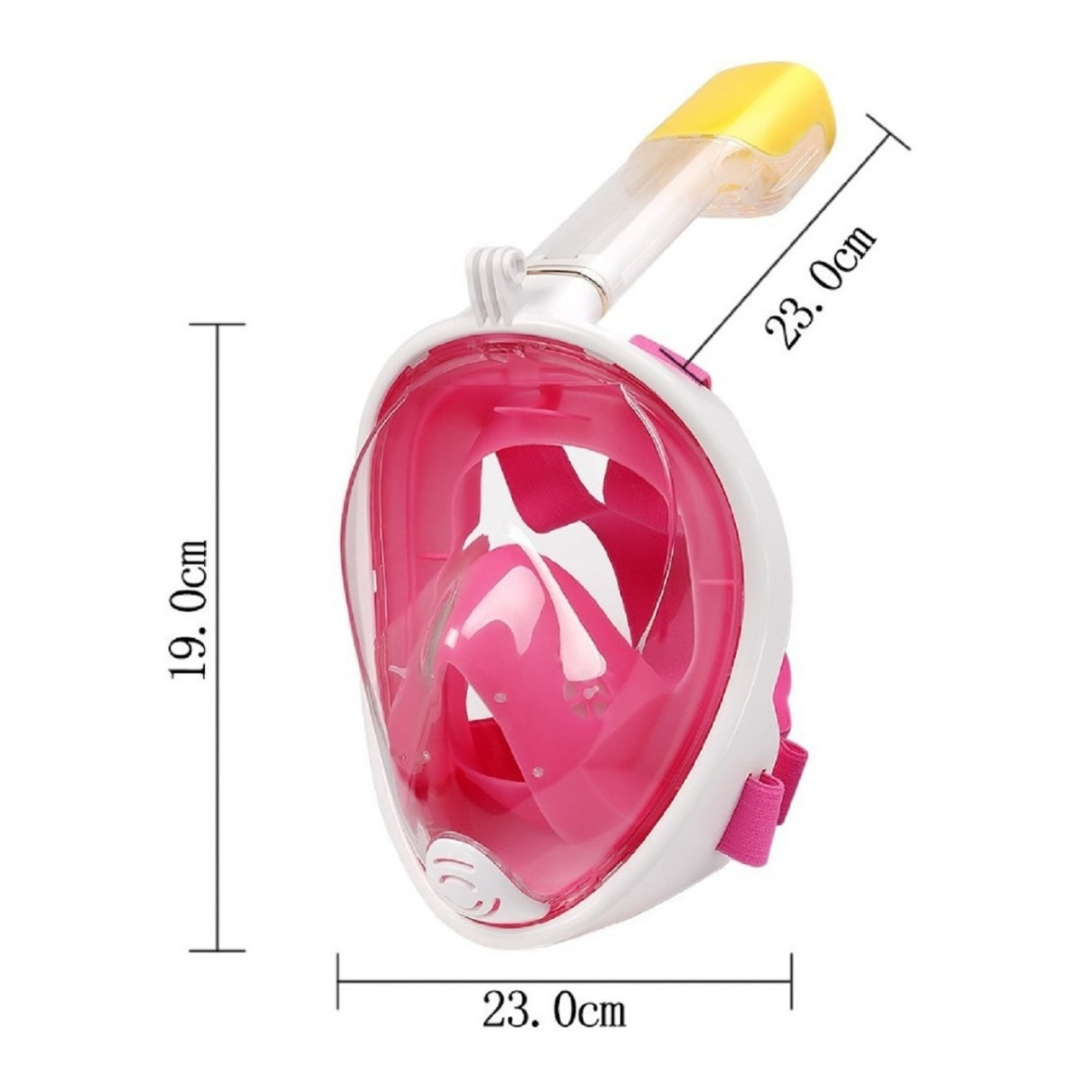 Mascara Snorkel Fullface Mascara Buceo snorkel porta gopro