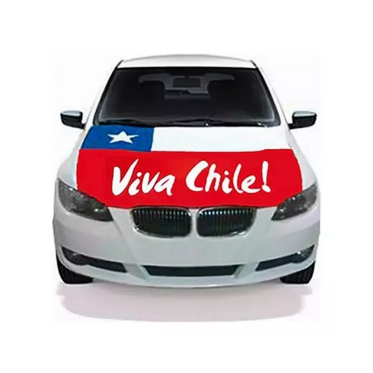 Bandera Cubre Capot Bandera Chile Auto Bandera Auto Capo