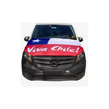 Bandera Cubre Capot Bandera Chile Auto Bandera Auto Capo
