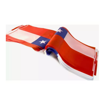 Banderines Decorativo Guirnalda Chile Tela Fechas Patria 3.2