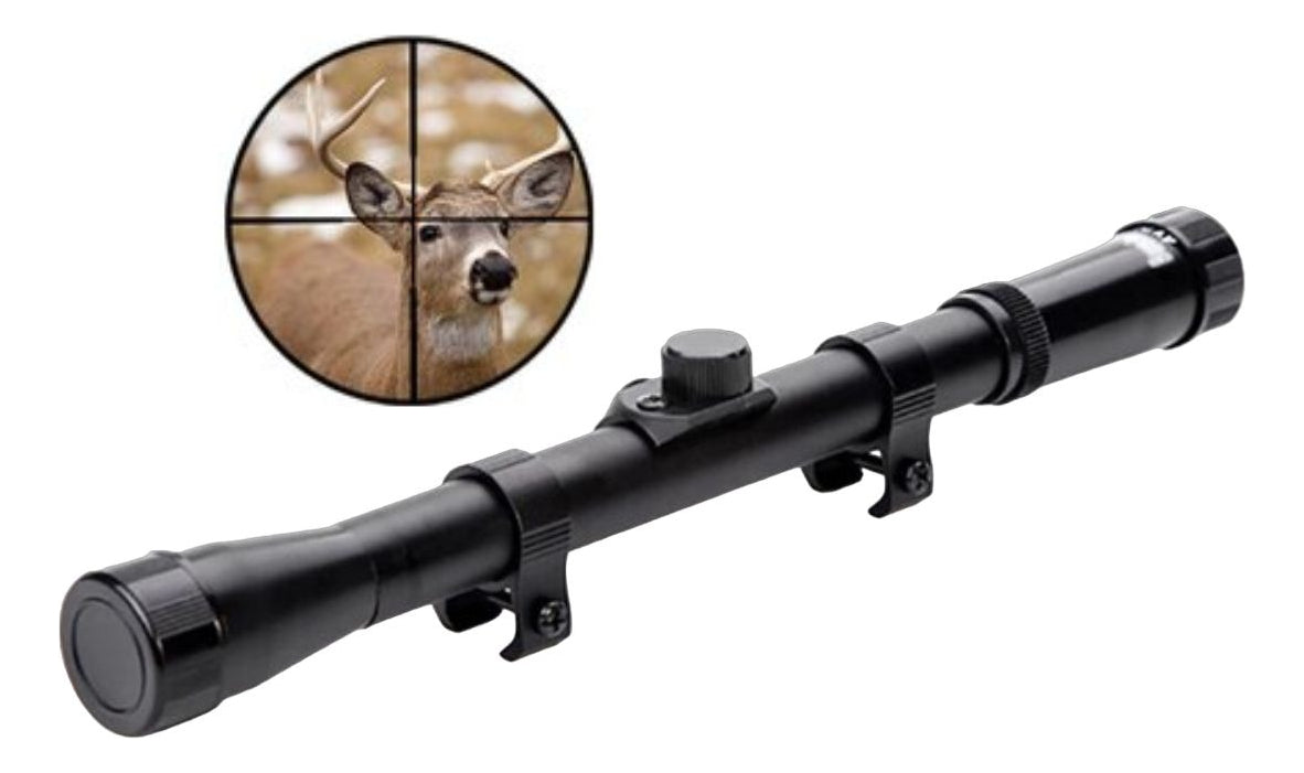 Mira Telescopica Rifle Pcp Rifles Airsoft Caza 4x20 Riel20mm