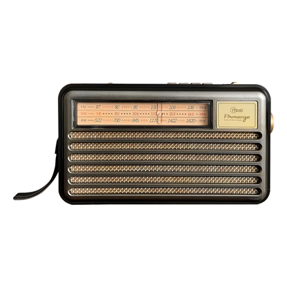 Radio Retro Am Fm Con Linterna Vintage Bluetooth Usb Solar