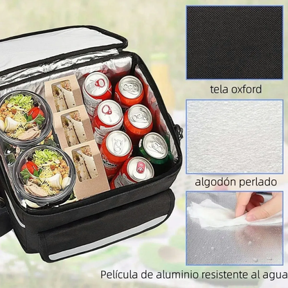 Mochila Termica camping Bolso Repartidor Reflectivo Bolso Delivery