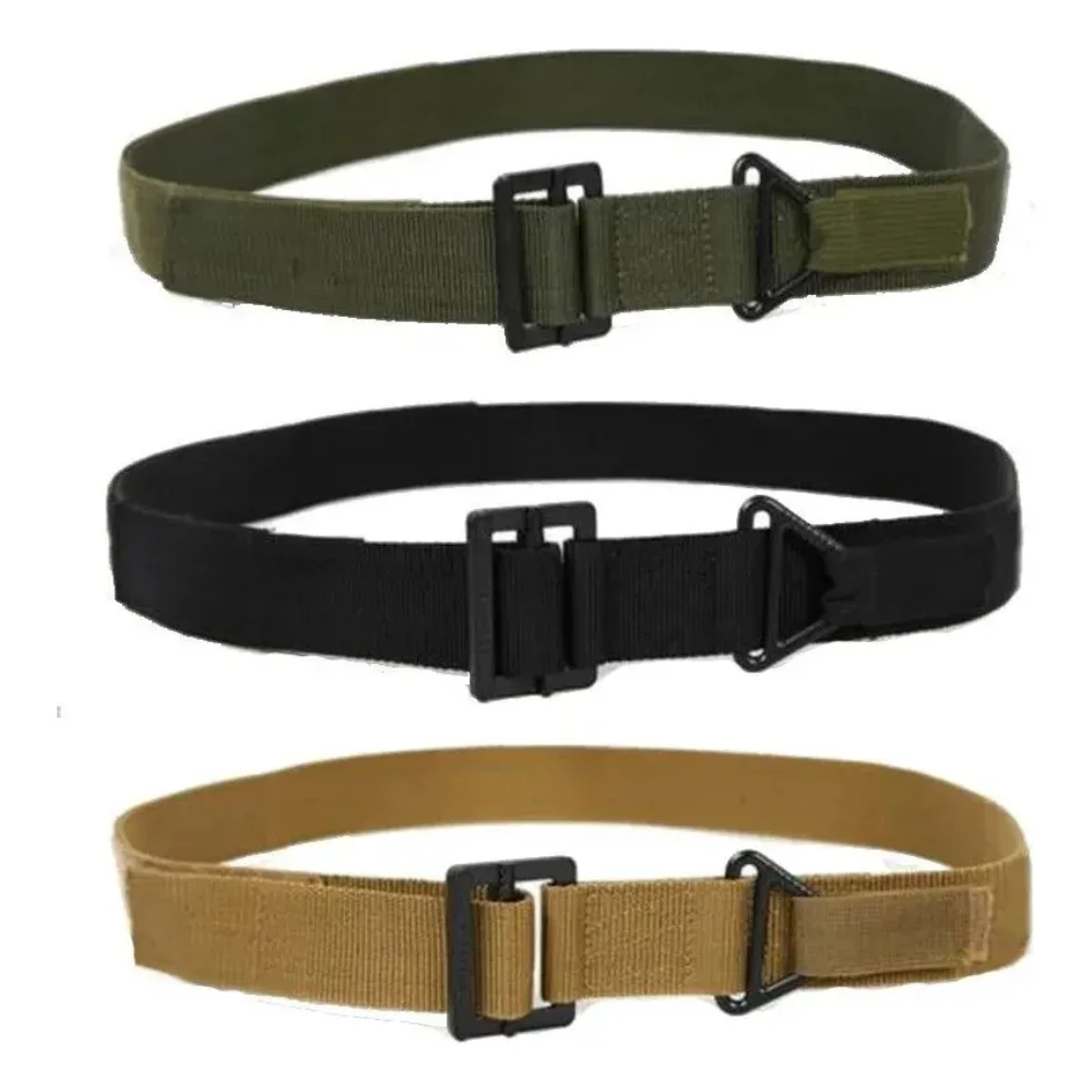 Cinturon Tactico Militar Cinturon Militar Metal Ranger Negro Lisa 120x3.8cm