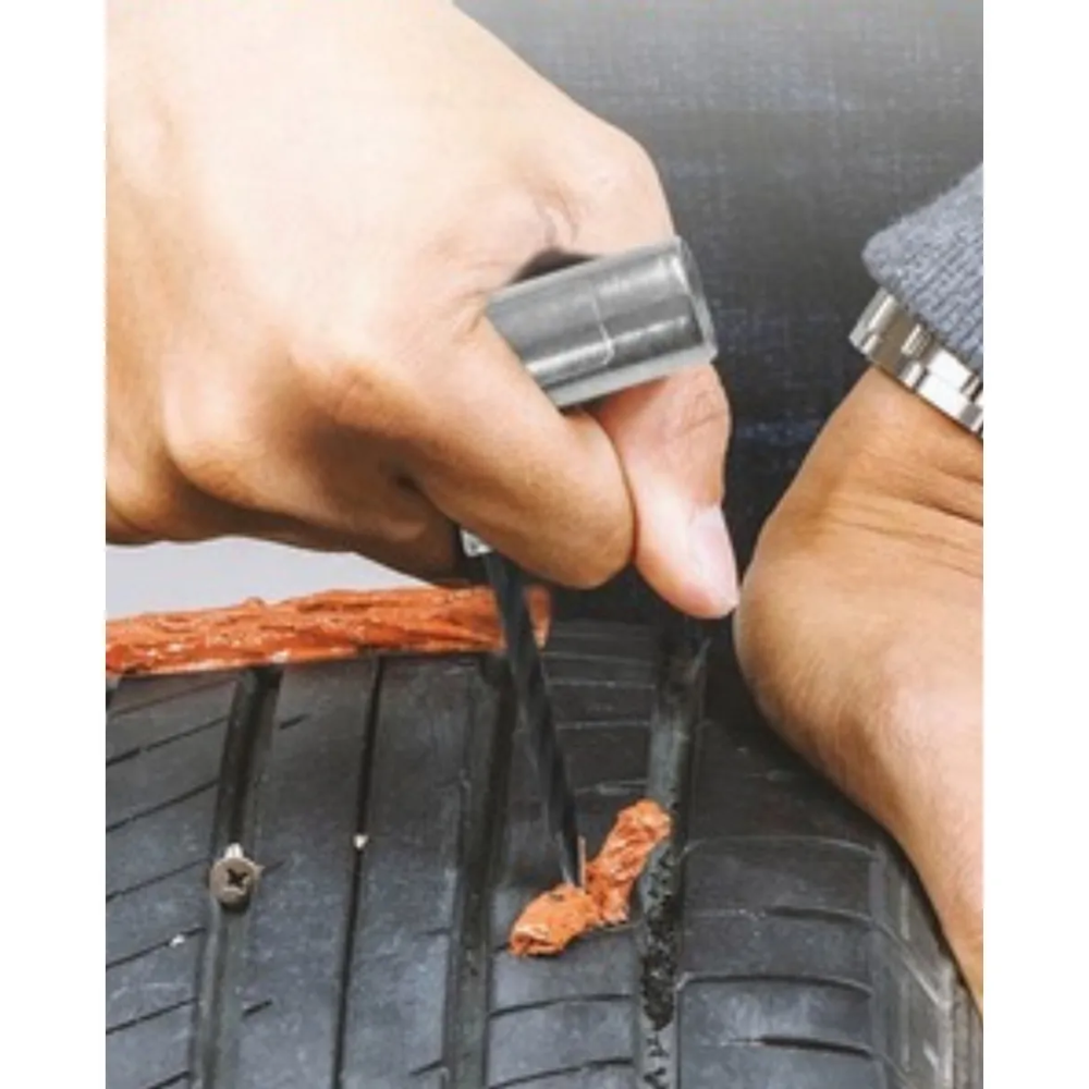 Kit De Reparacion Parches Metalico Para Neumaticos Auto Moto