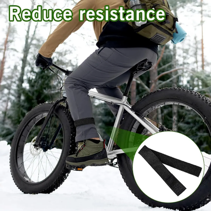 2x Bandas De Tobillo Correas De Velcro Sujetador De Pantalon