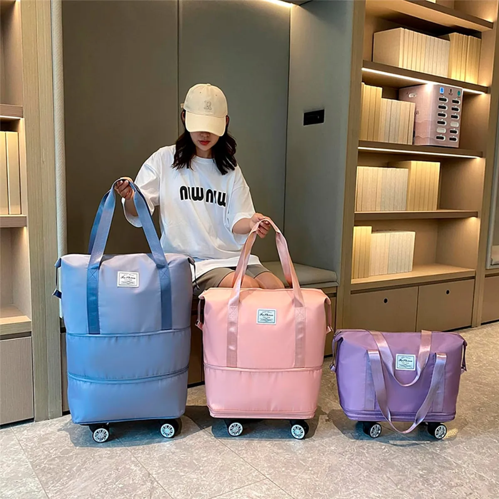 Bolso De Viaje Bolso Expandible Impermeable Bolso Con Ruedas