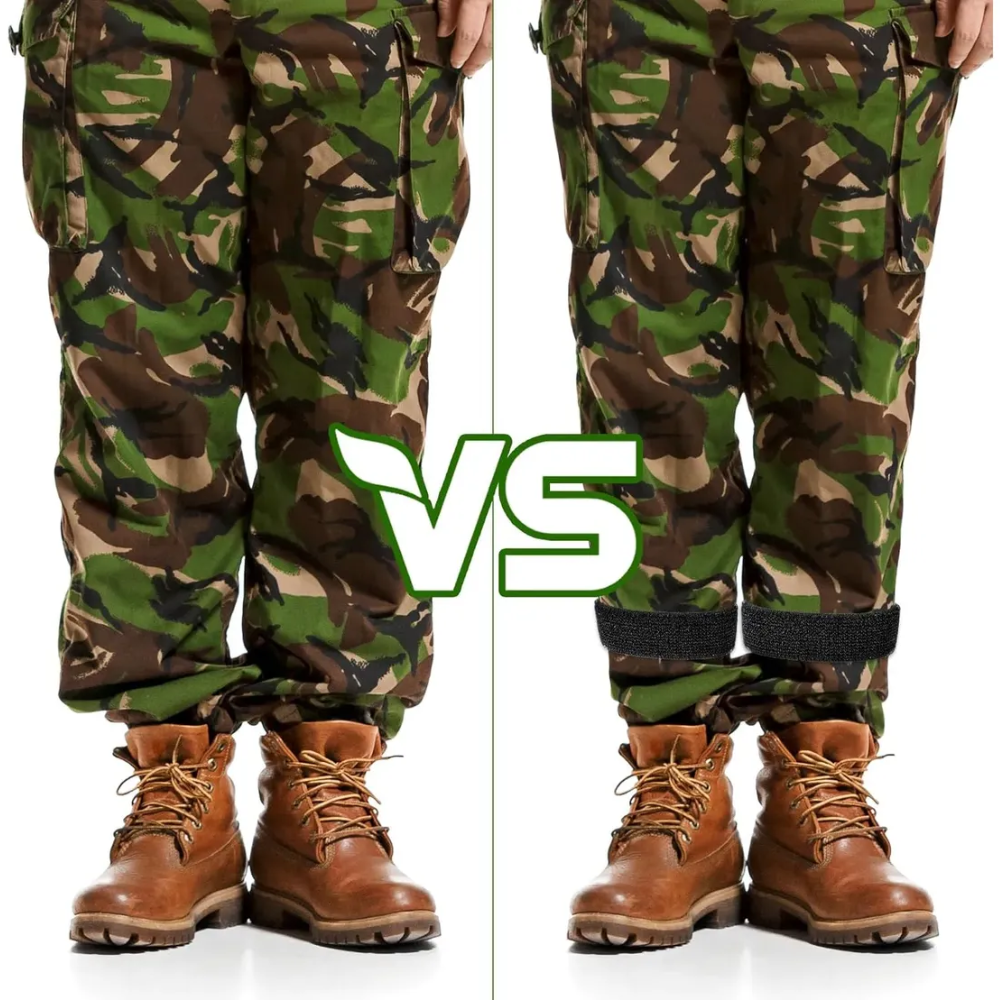 2x Bandas De Tobillo Correas De Velcro Sujetador De Pantalon