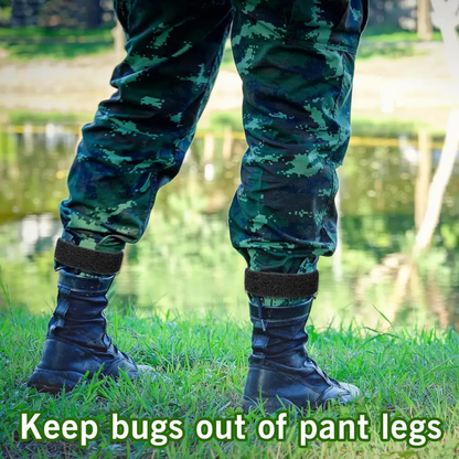 2x Bandas De Tobillo Correas De Velcro Sujetador De Pantalon