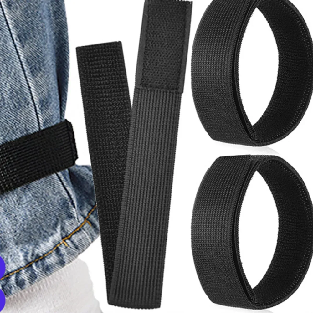 2x Bandas De Tobillo Correas De Velcro Sujetador De Pantalon