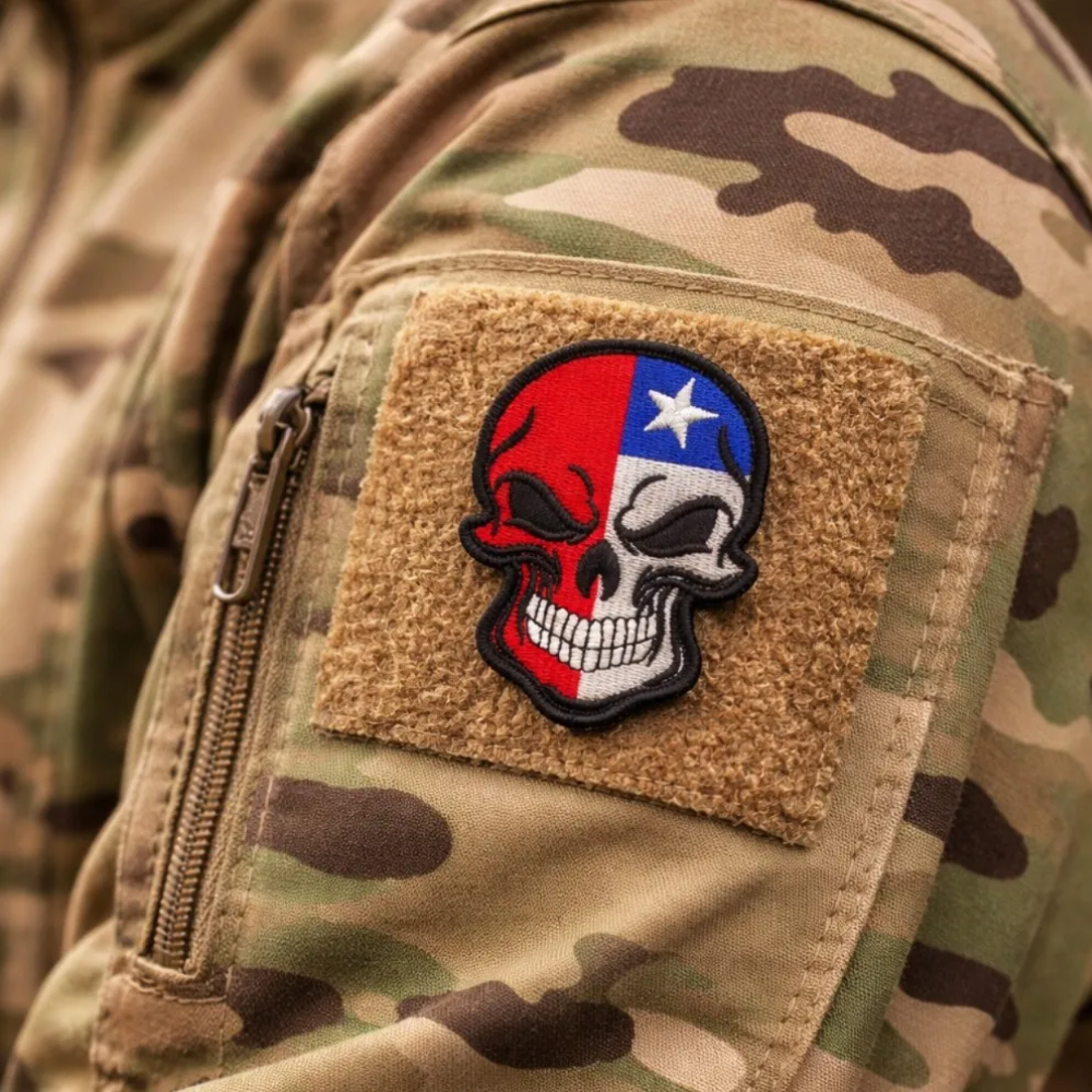 Parches Airsoft Tacticos Parche Bandera Chile Airsoft Velcro