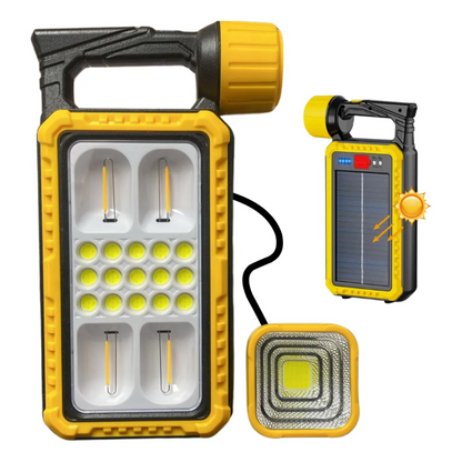 Lampara Linterna De Camping Led Solar Usb Recargable Lateral