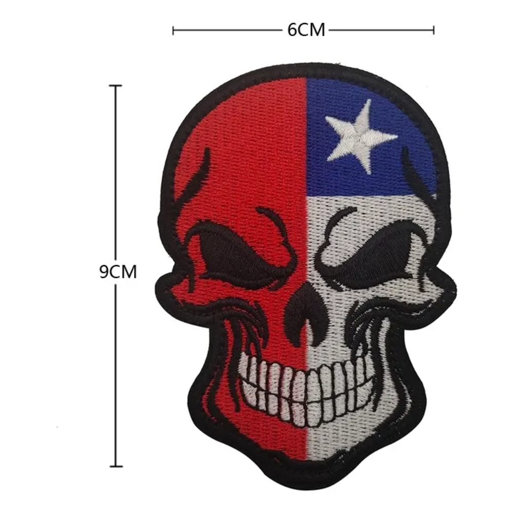 Parches Airsoft Tacticos Parche Bandera Chile Airsoft Velcro