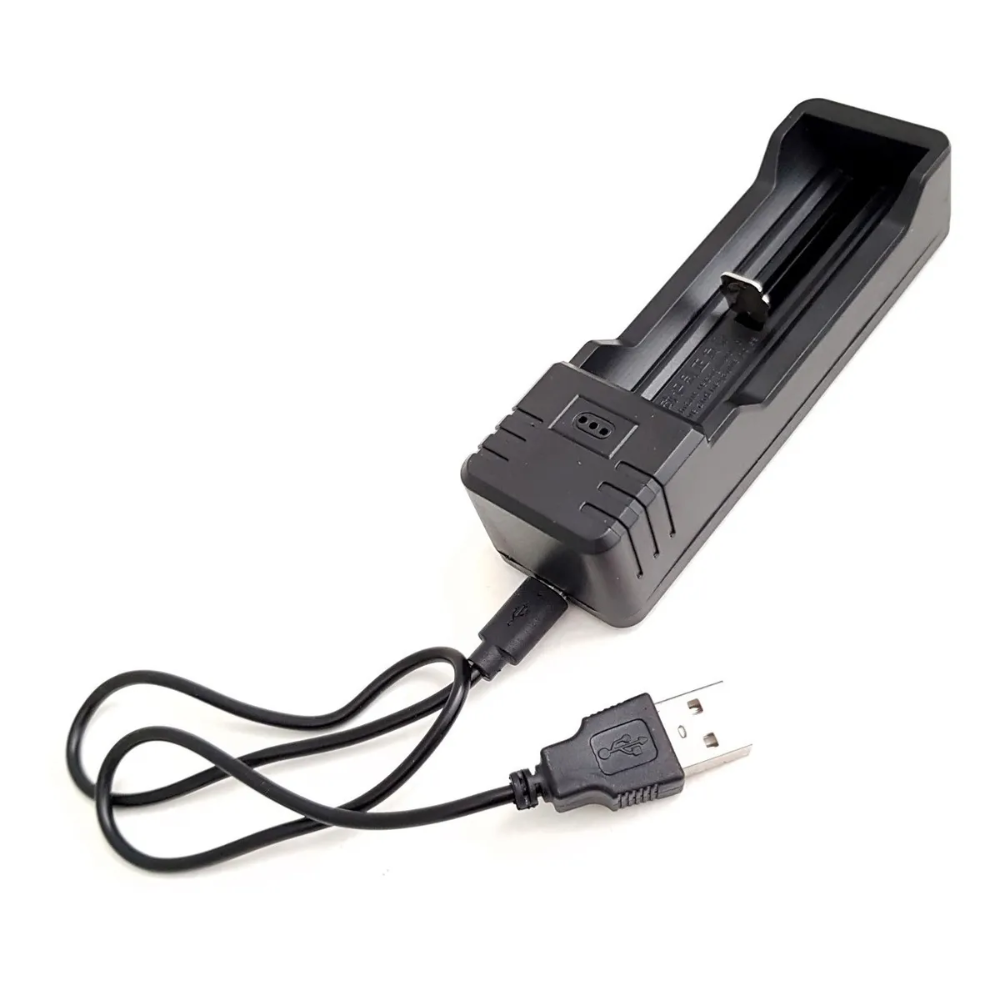 Cargador Pilas Baterias Usb 1 Slot 18650