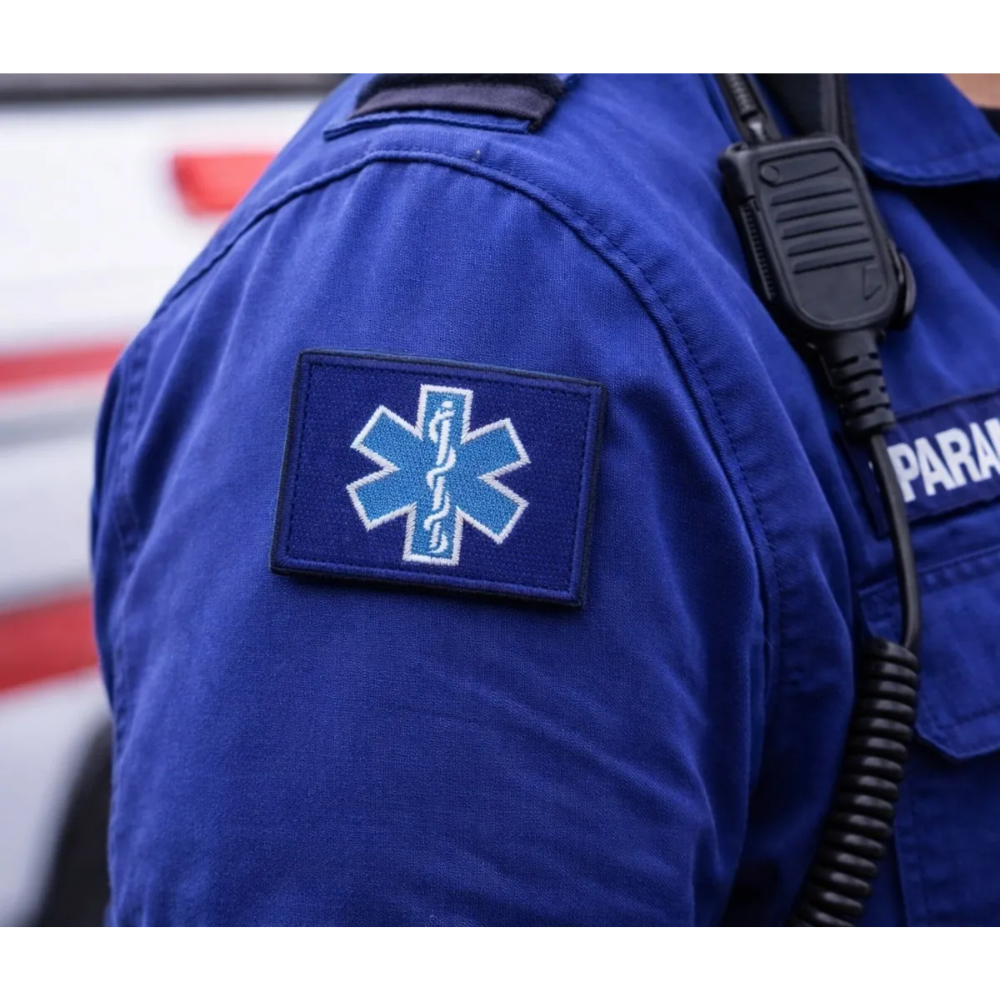 Parche Medico Parche Velcro Bordado Tela Parche Medico