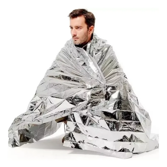 Manta Termica Emergencia Supervivencia Camping 130x210cm