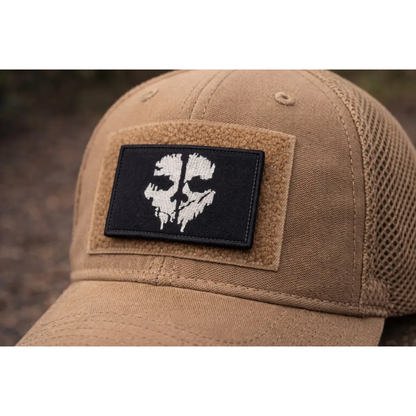 Parches Tacticos Airsoft Parche Airsoft Velcro Ghost Negro