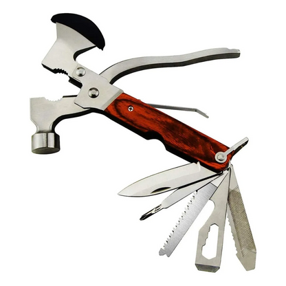 Cortaplumas Arbolito Martillo Hacha Multiuso Camping Pesca
