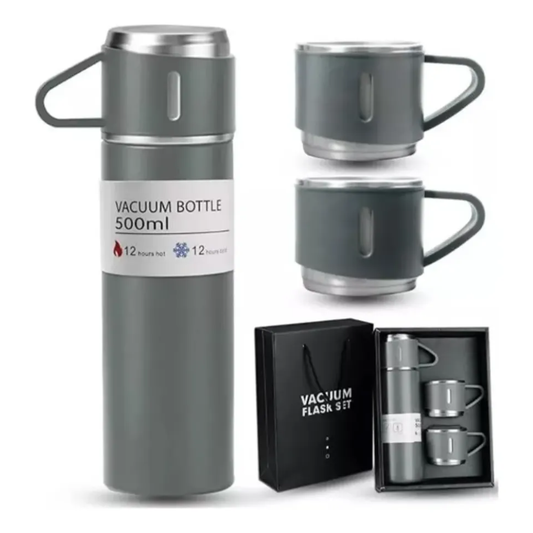 Set Termo 500ml Vasos De Cafe Termico Agua Caliente Fria