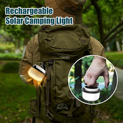Lampara Linterna De Camping Led Solar Usb Recargable
