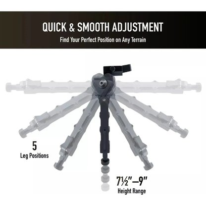 Bipode Tipo Atlas Accutac Para Rifle Caza Rifles Bípode V9